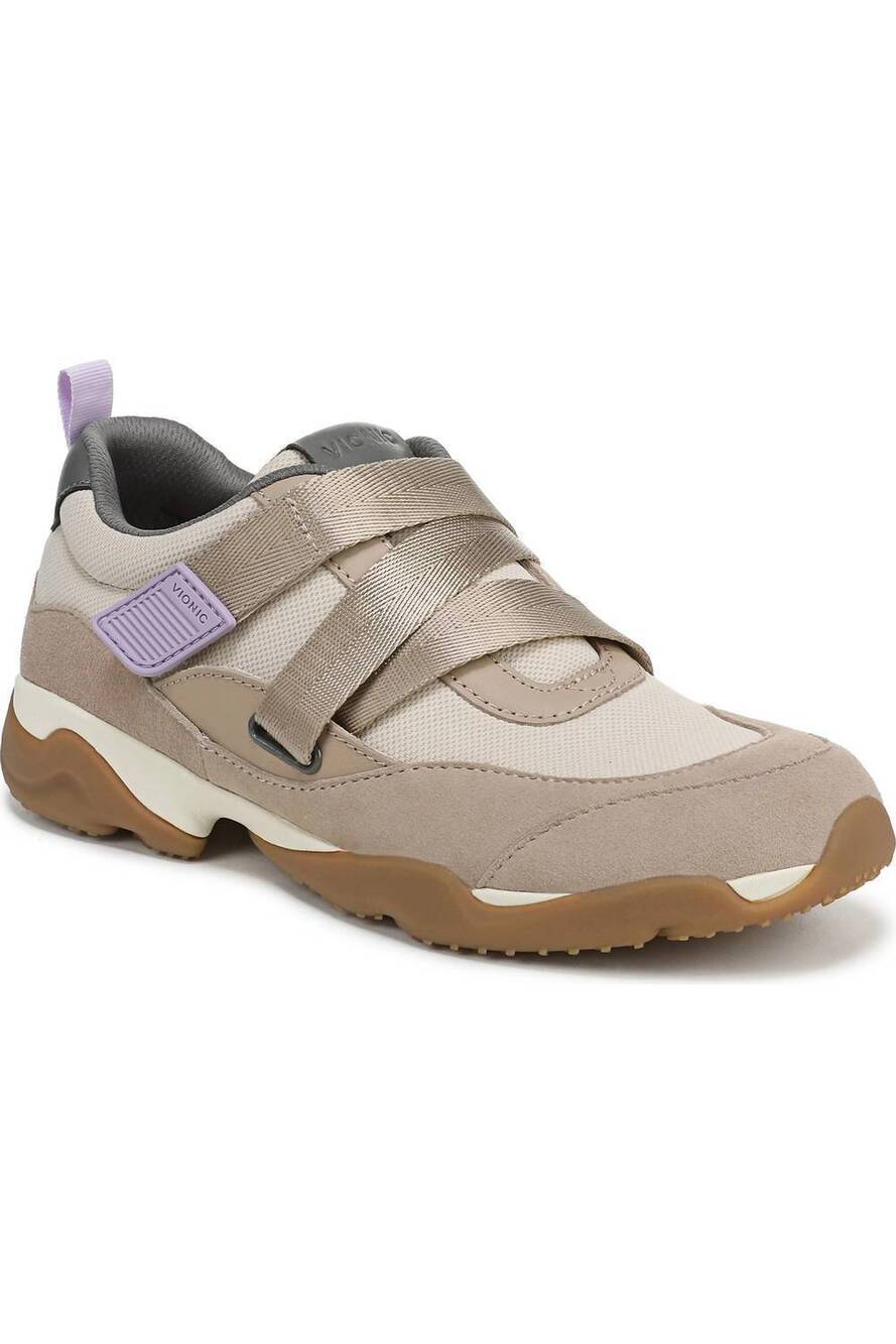 NEW VIONIC women's walk slim gia sneakers in parchment